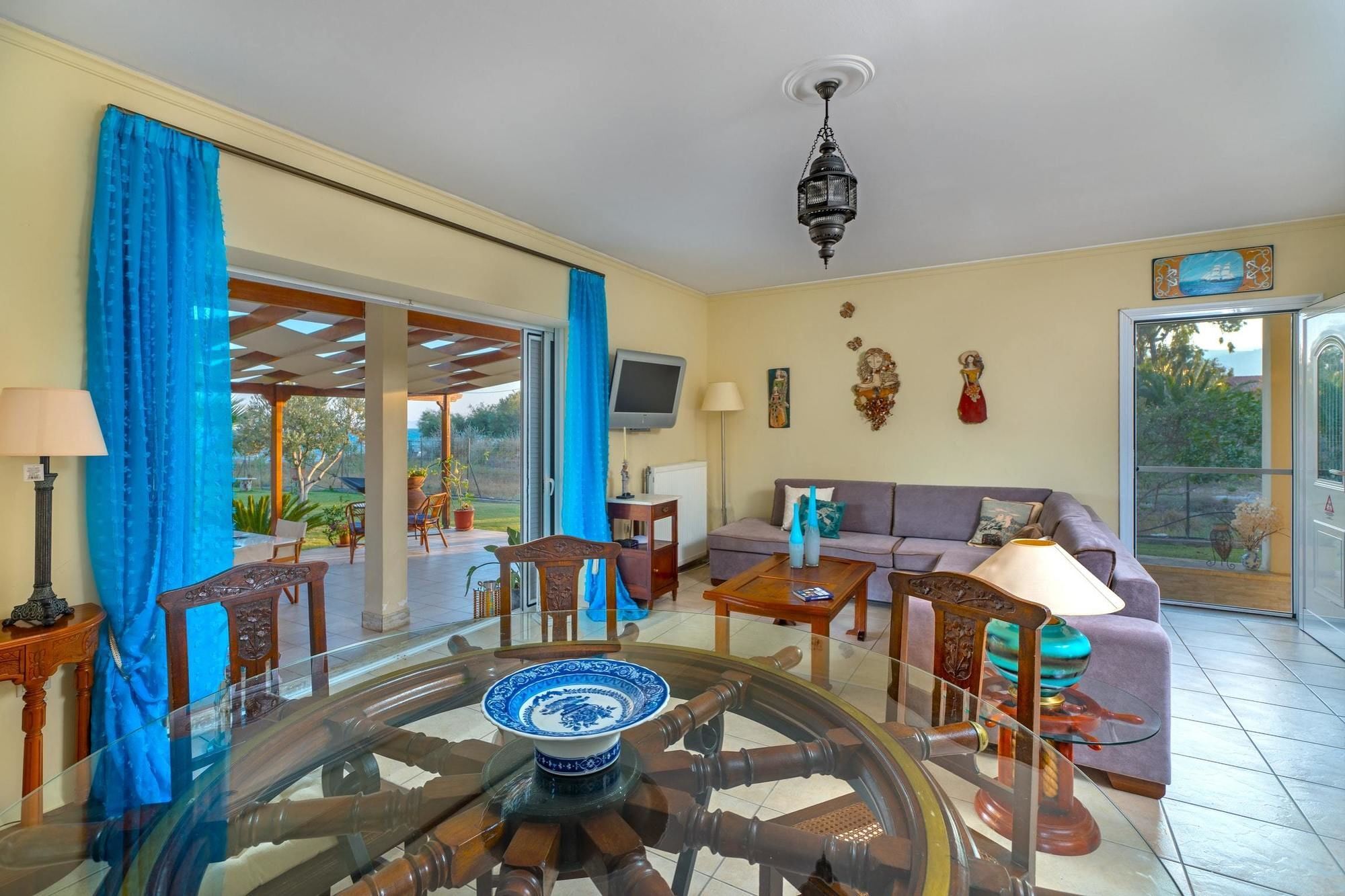 Maria'S Seaside Villa - House With 3 Rooms In Marathon, With Wonderful Exterior foto