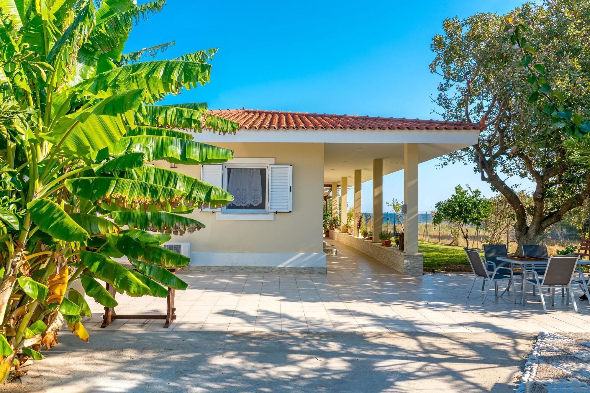 Maria'S Seaside Villa - House With 3 Rooms In Marathon, With Wonderful Exterior foto